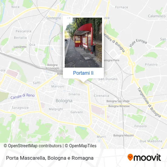 Mappa Porta Mascarella