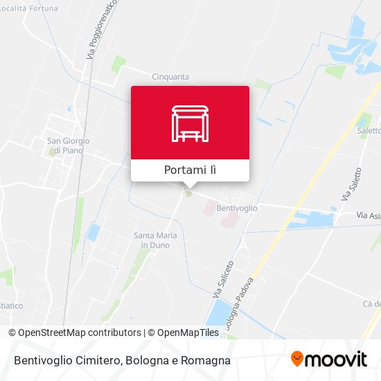 Mappa Bentivoglio Cimitero