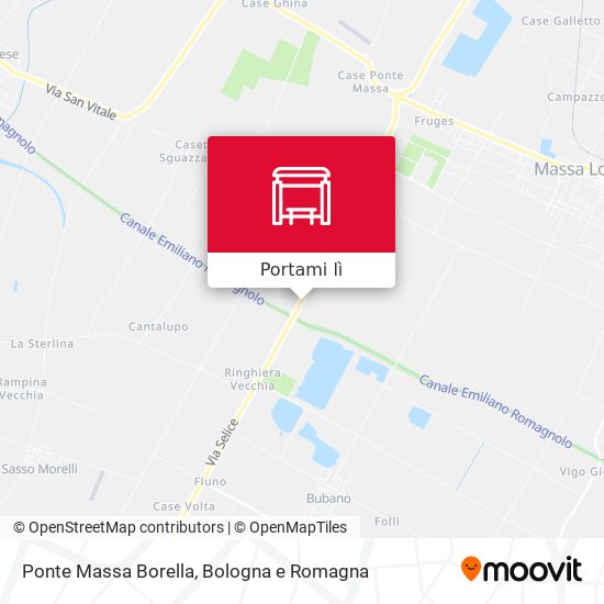 Mappa Ponte Massa Borella