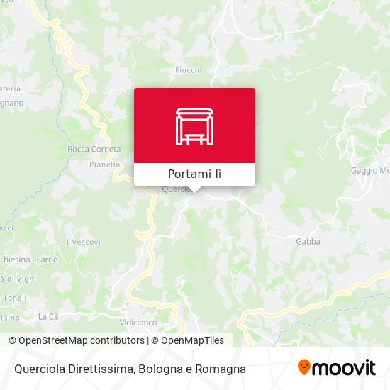 Mappa Querciola Direttissima