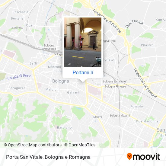 Mappa Porta San Vitale