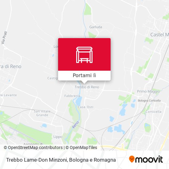 Mappa Trebbo Lame-Don Minzoni