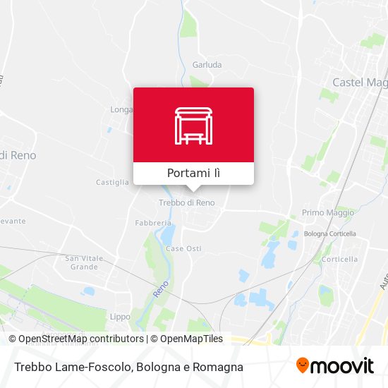 Mappa Trebbo Lame-Foscolo