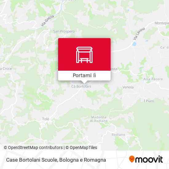 Mappa Case Bortolani Scuole