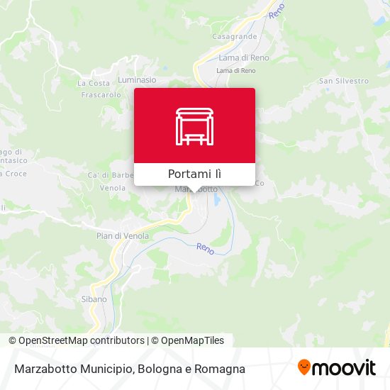 Mappa Marzabotto Municipio