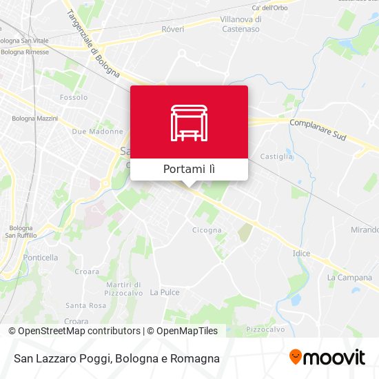 Mappa San Lazzaro Poggi