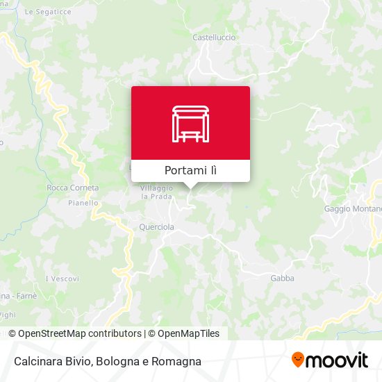 Mappa Calcinara Bivio