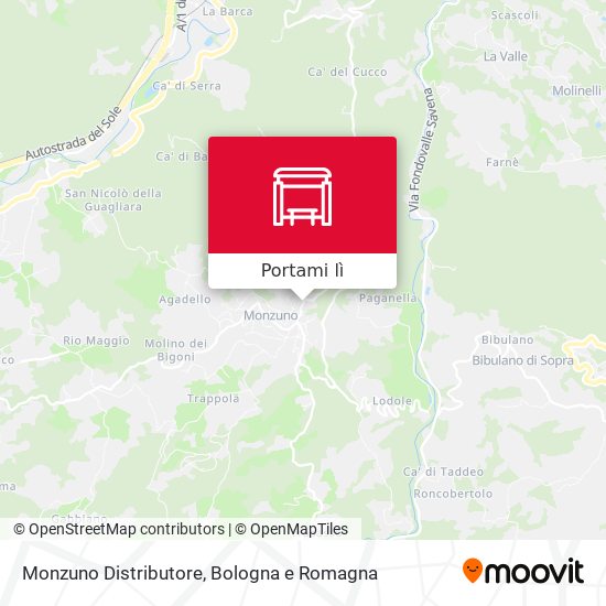 Mappa Monzuno Distributore