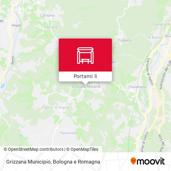Mappa Grizzana Municipio