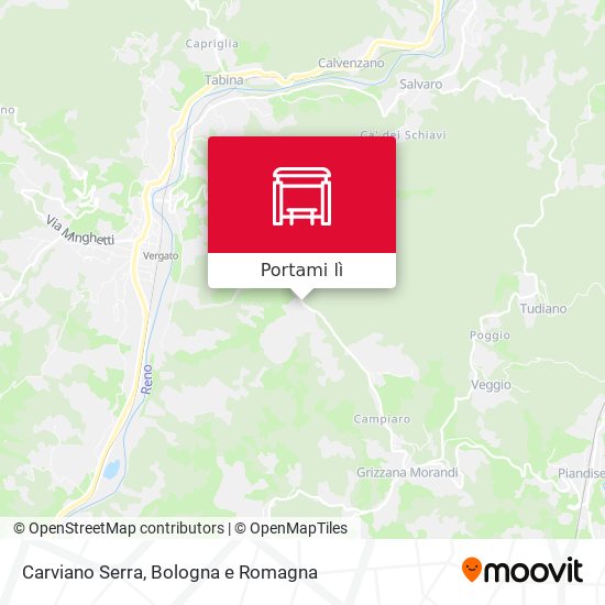 Mappa Carviano Serra