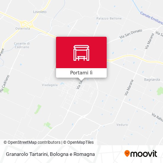 Mappa Granarolo Tartarini