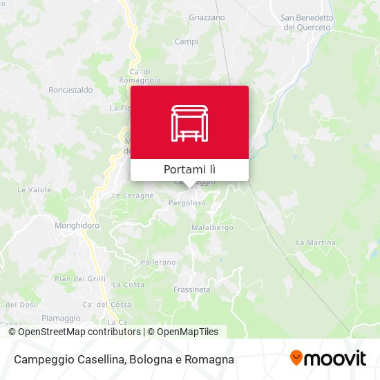 Mappa Campeggio Casellina
