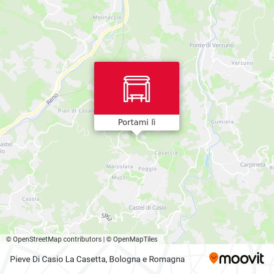 Mappa Pieve Di Casio La Casetta