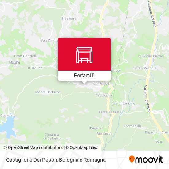 Mappa Castiglione Dei Pepoli