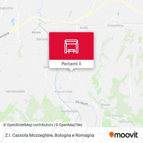 Mappa Z.I. Cassola Mozzeghine
