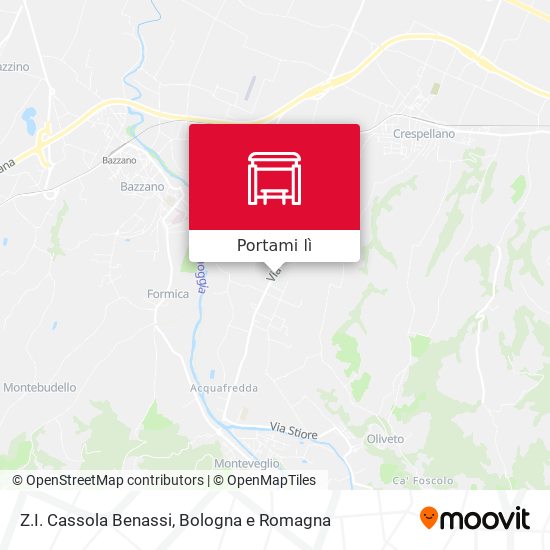 Mappa Z.I. Cassola Benassi
