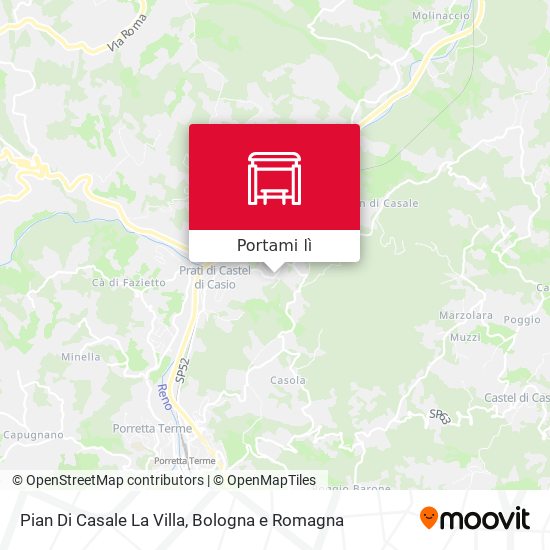 Mappa Pian Di Casale La Villa