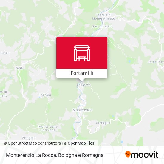 Mappa Monterenzio La Rocca