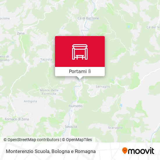 Mappa Monterenzio Scuola