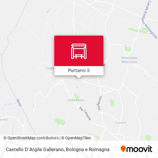 Mappa Castello D`Argile Gallerano