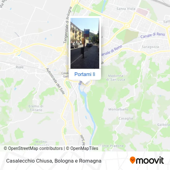 Mappa Casalecchio Chiusa