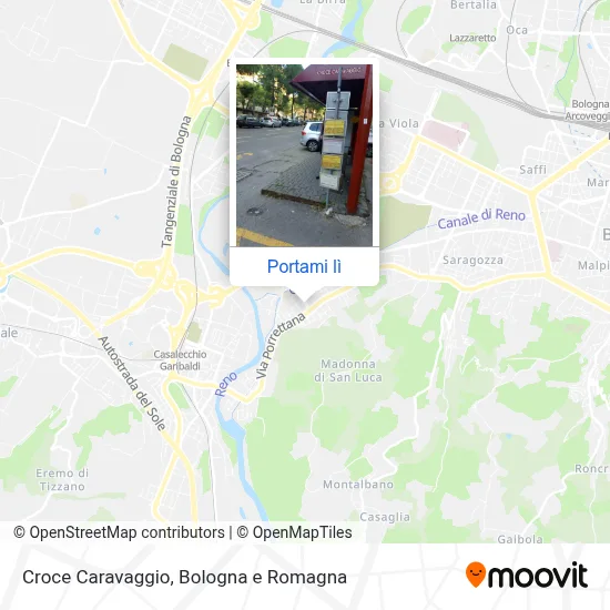 Mappa Croce Caravaggio