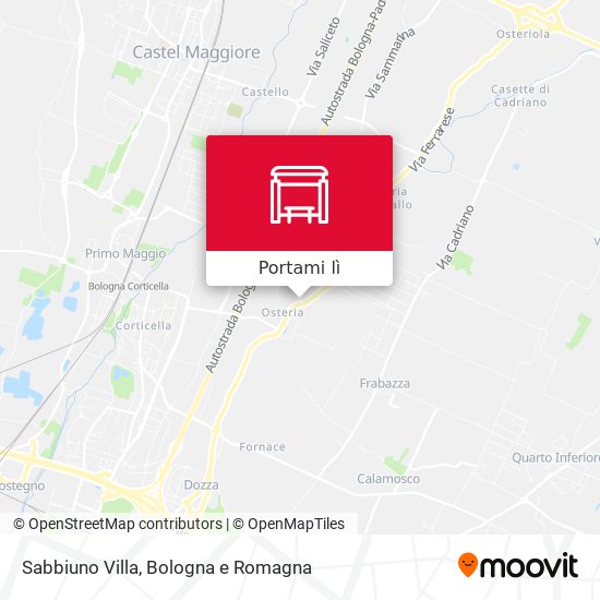 Mappa Sabbiuno Villa