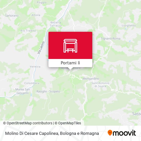 Mappa Molino Di Cesare Capolinea
