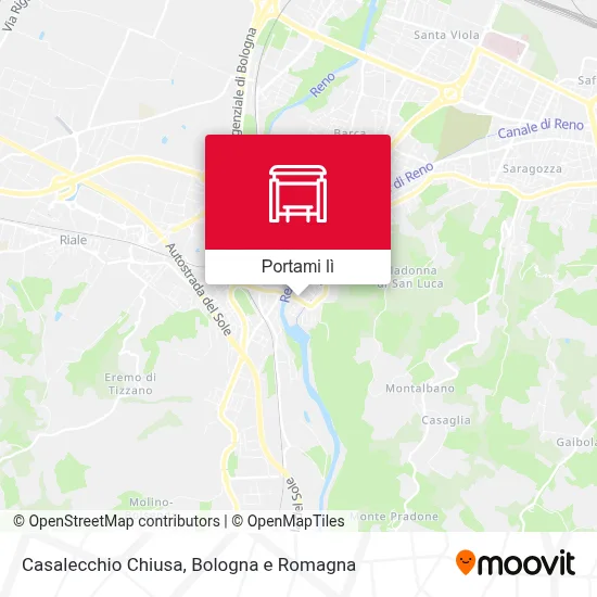 Mappa Casalecchio Chiusa