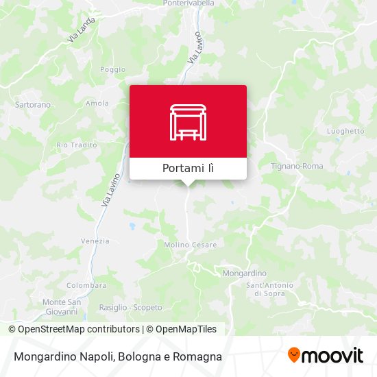 Mappa Mongardino Napoli