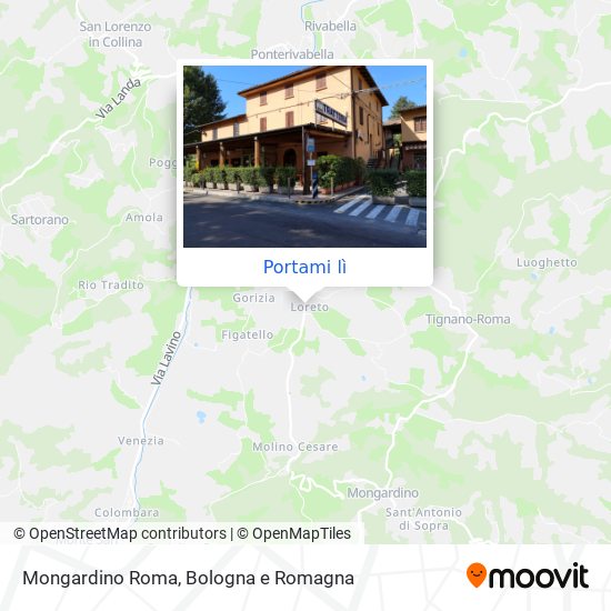 Mappa Mongardino Roma