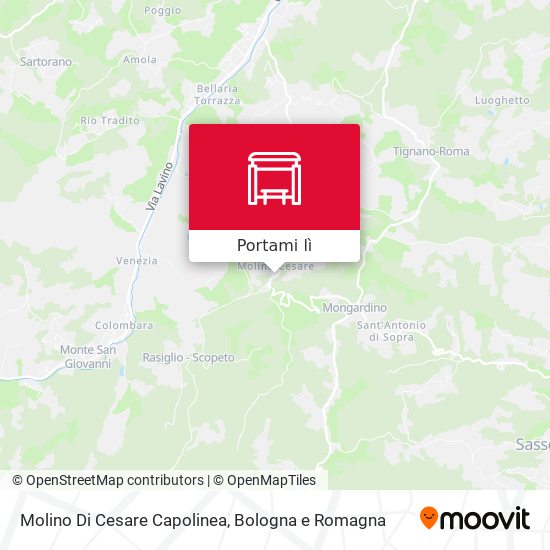 Mappa Molino Di Cesare Capolinea