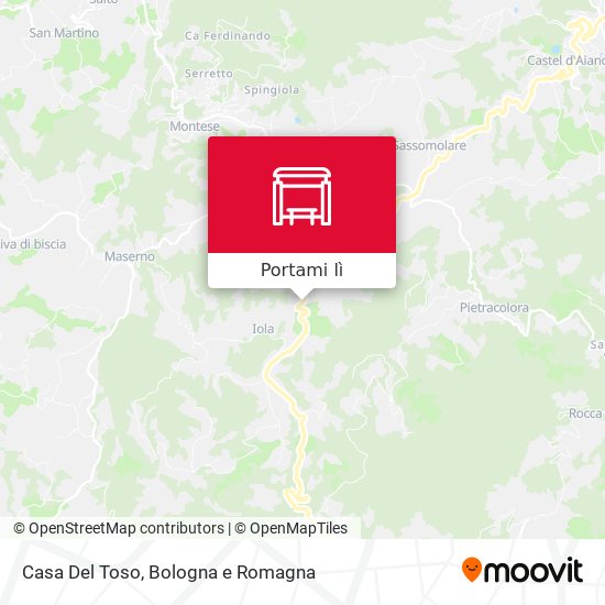 Mappa Casa Del Toso