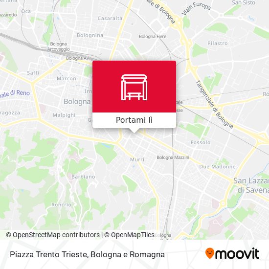 Mappa Piazza Trento Trieste