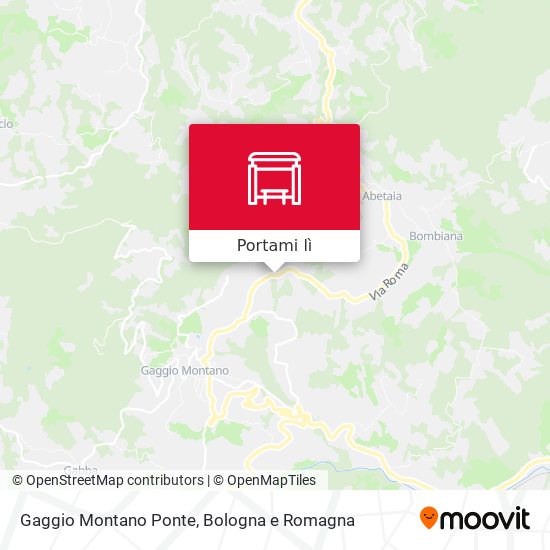 Mappa Gaggio Montano Ponte