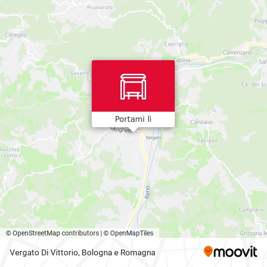 Mappa Vergato Di Vittorio