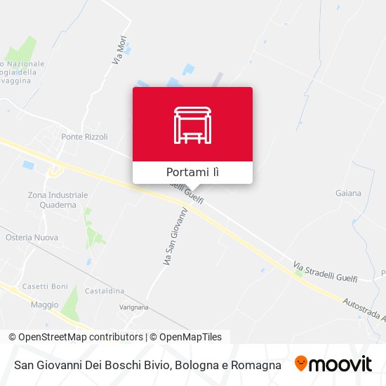 Mappa San Giovanni Dei Boschi Bivio