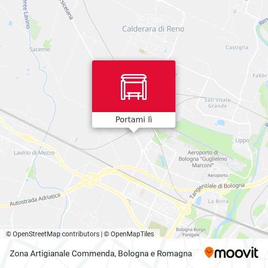 Mappa Zona Artigianale Commenda