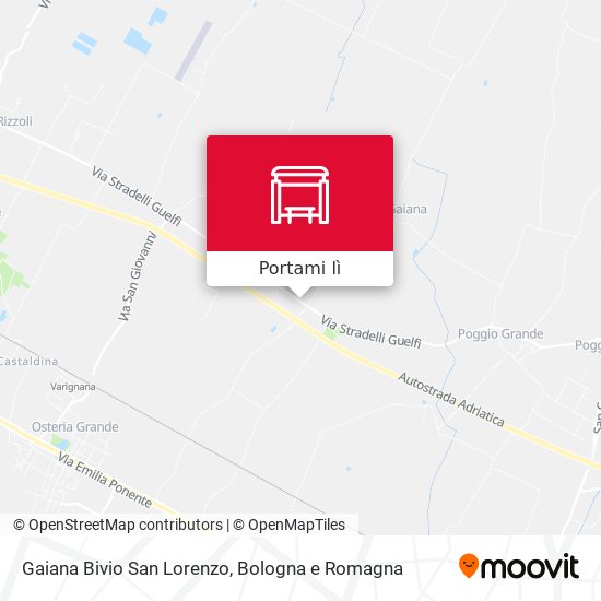 Mappa Gaiana Bivio San Lorenzo