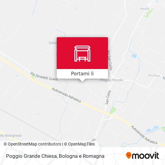 Mappa Poggio Grande Chiesa
