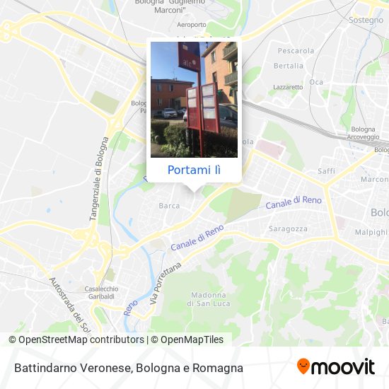 Mappa Battindarno Veronese