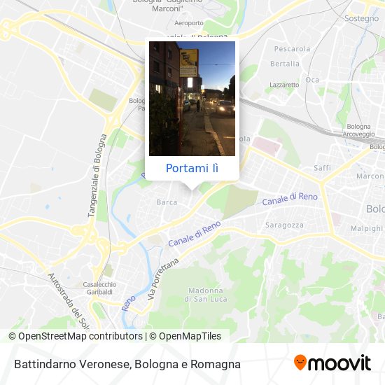 Mappa Battindarno Veronese