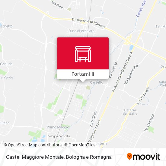 Mappa Castel Maggiore Montale
