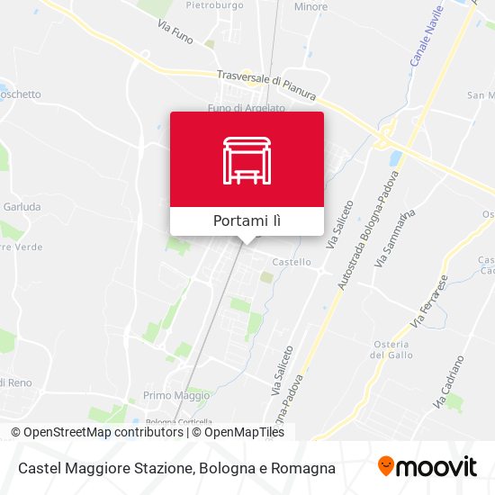 Mappa Castel Maggiore Stazione