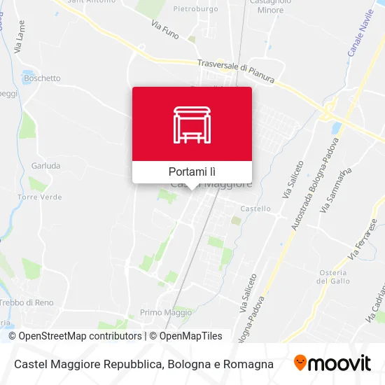Mappa Castel Maggiore Repubblica