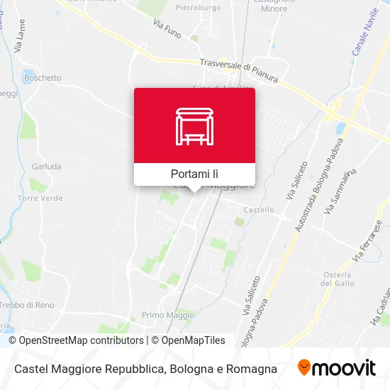 Mappa Castel Maggiore Repubblica