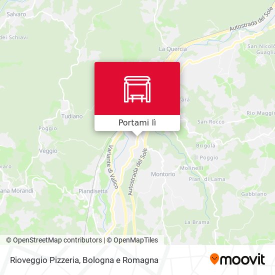 Mappa Rioveggio Pizzeria