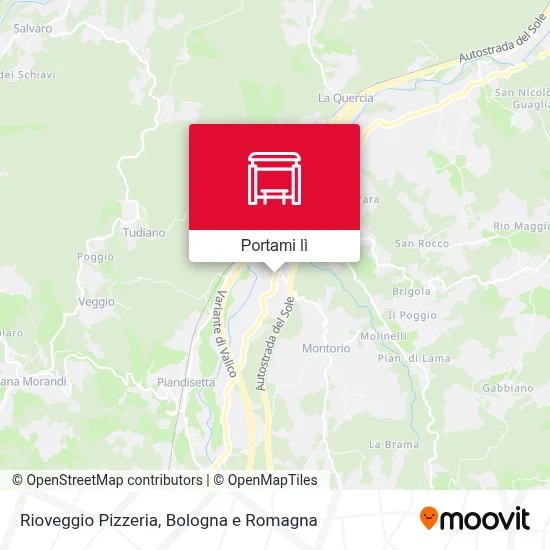 Mappa Rioveggio Pizzeria