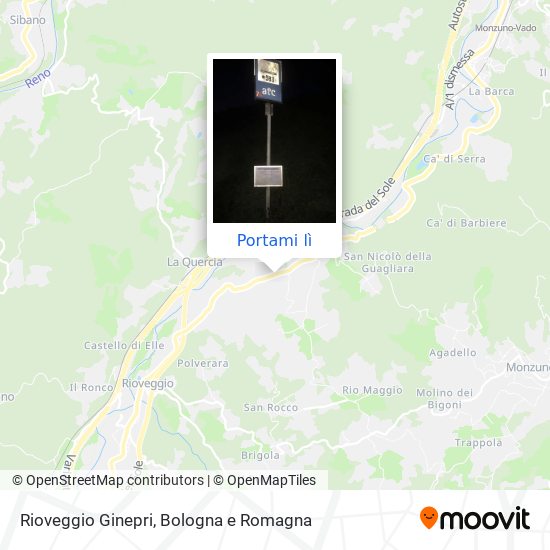 Mappa Rioveggio Ginepri
