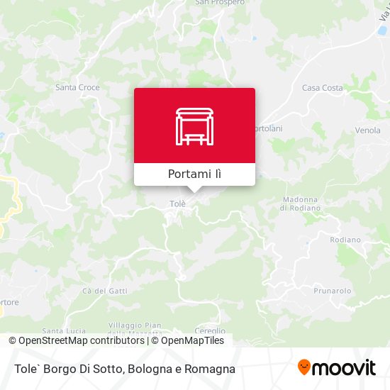 Mappa Tole` Borgo Di Sotto